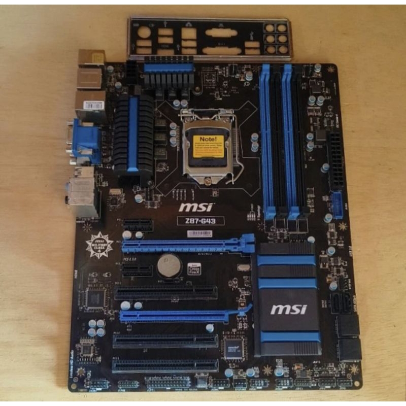 MOBO/MOTHERBOAD MSI Z87-G43, LGA 1150 ATX, PCI EXPRES 3.0 / 4 SLOT RAM DDR3