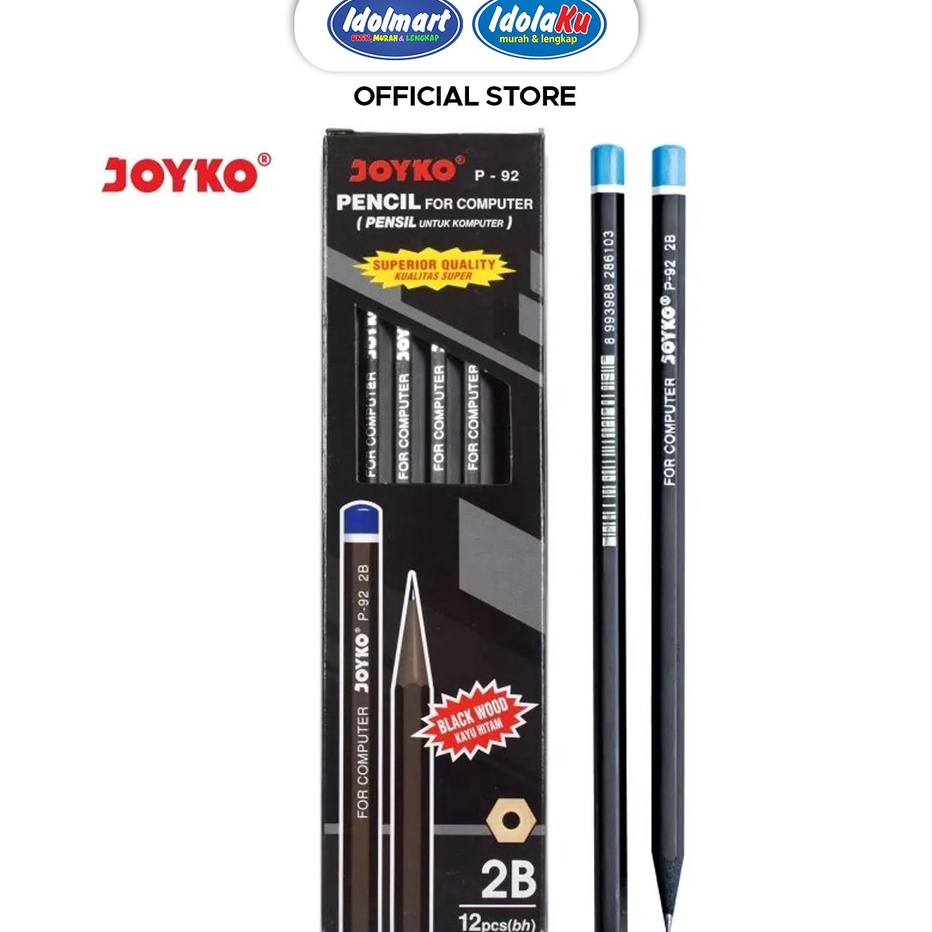 

KUALITAS TANPA KOMPROMI IDOLMART Pencil Pensil P92 2B 1 BOX 12 PCS 1 lusin isi 12