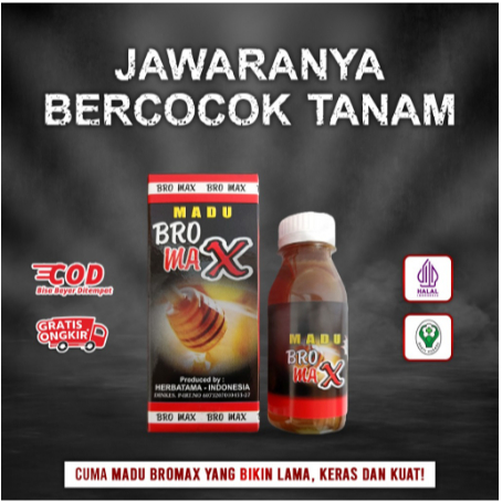 

[Distributor Resmi] Madu Bromax 175gr Botol Besar I Madu Herbal I Madu Kuat I Madu Pria Dewasa