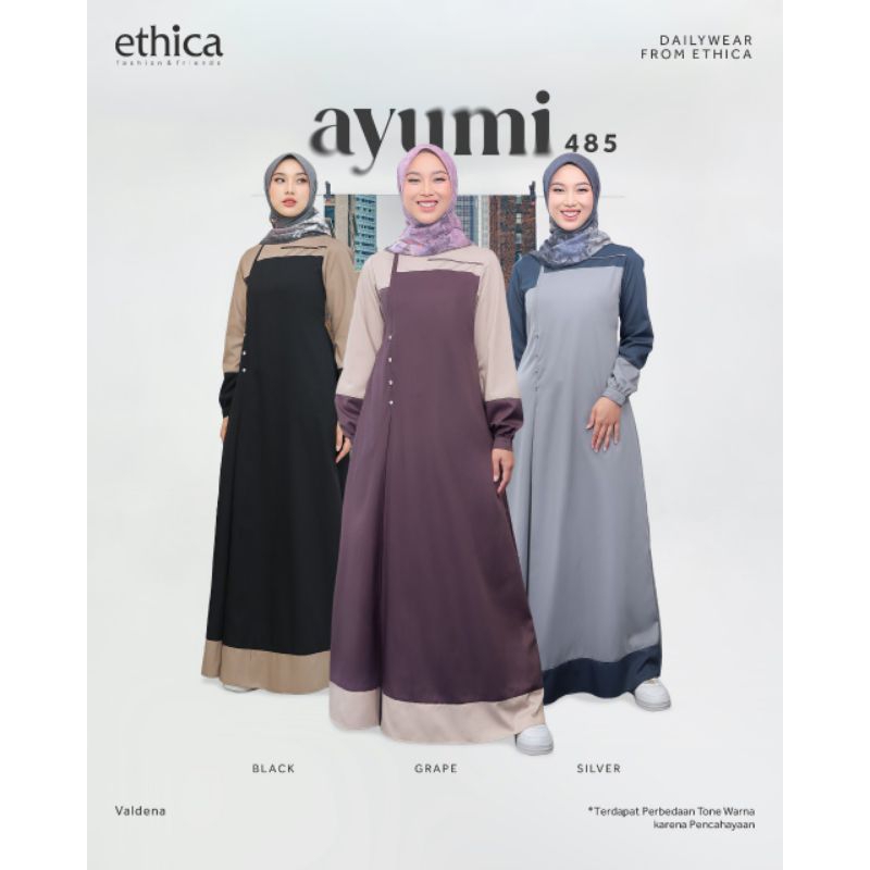 Ethica Gamis Ayumi 5 | Gamis Ethica Terbaru | Gamis Ethica Kekinian | Gamis Remaja Premium |