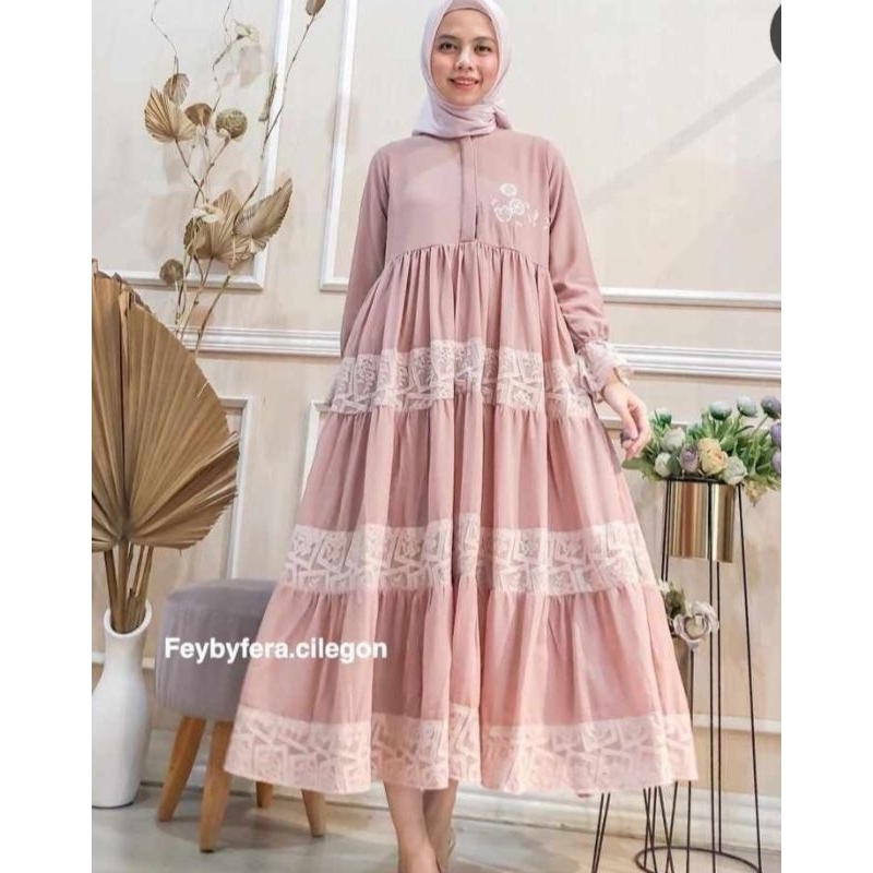 preloved midi dress brand feybyfera