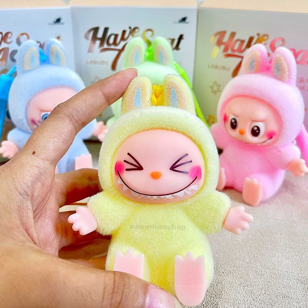 GENERASI KCL The monster labubu Have a seat labubu duduk blind box boneka labubu KW surprise egg