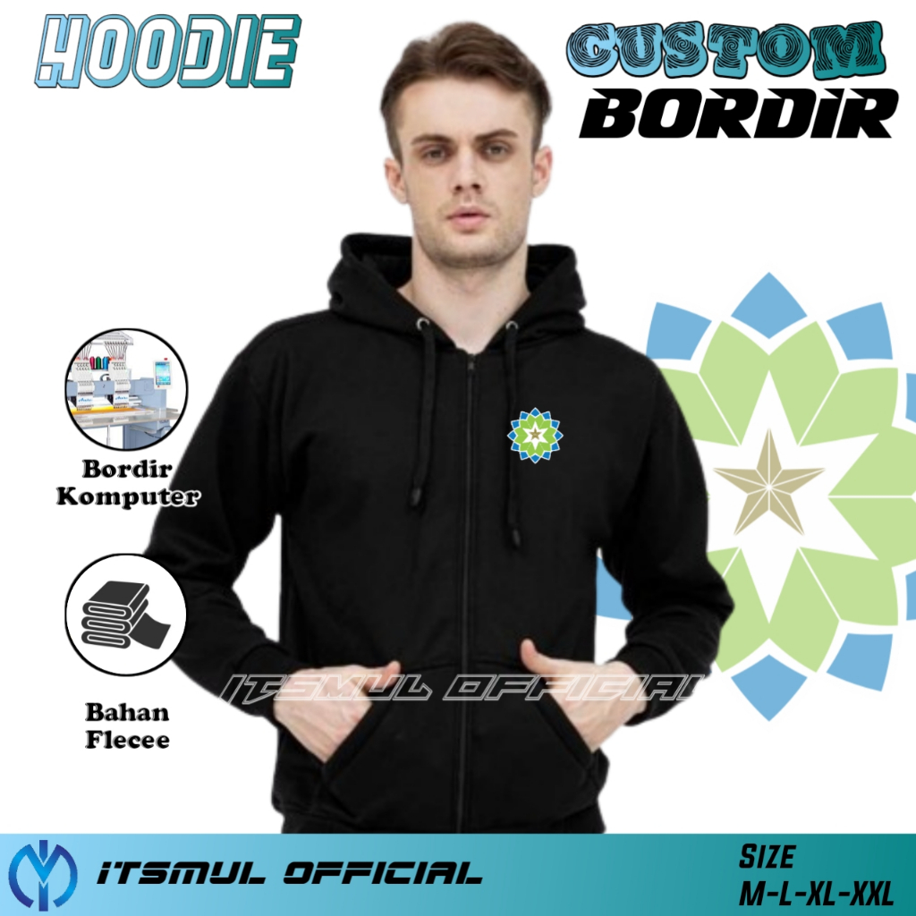 Sweater Hoodie UIN Sunan Gunung Djati Bandung Bordir