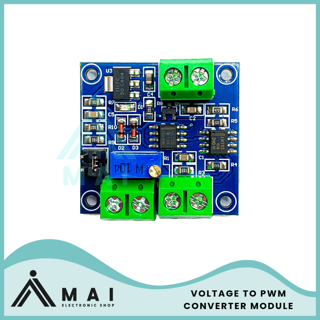 Voltage to PWM Modul Converter 0-5 Volt DC To 0-100 % Duty Cycle PWM