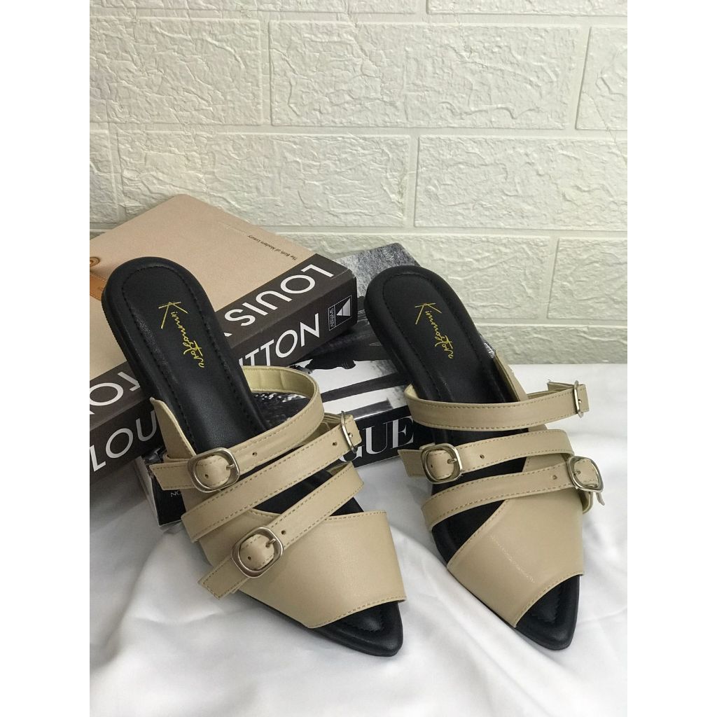 SANDAL WANITA FLAT TERBARU KIMMY AR-09