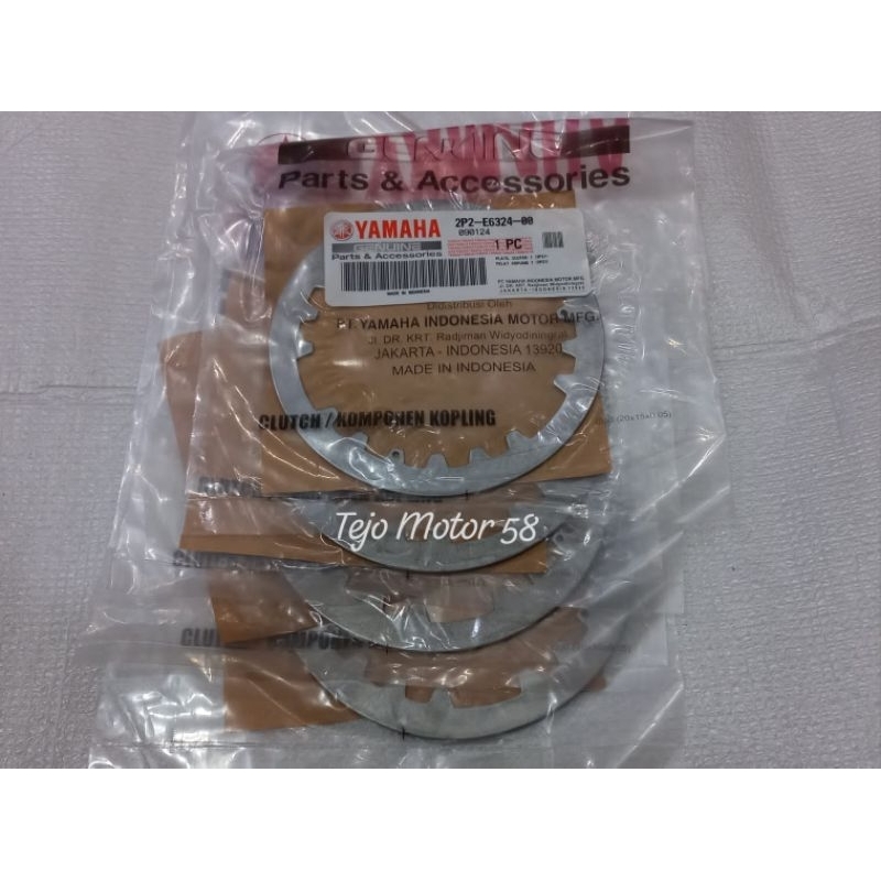 BESI PLAT GESEK KAMPAS KOPLING SET 4 KEPING VEGA R NEW JUPITER Z BURHAN F1ZR FIZR F1Z 2P2-E6324-00 A