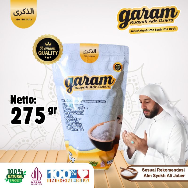 

ADZ-DZIKRA GARAM RUQYAH ORIGINAL 275GR | Membuang Aura Negatif dan Memperlancar Rezeki