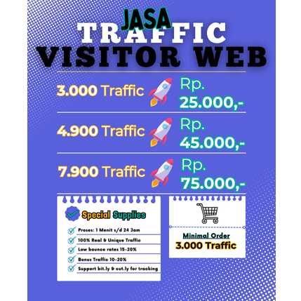 Traffic Website Termurah Aman dan Bergaransi