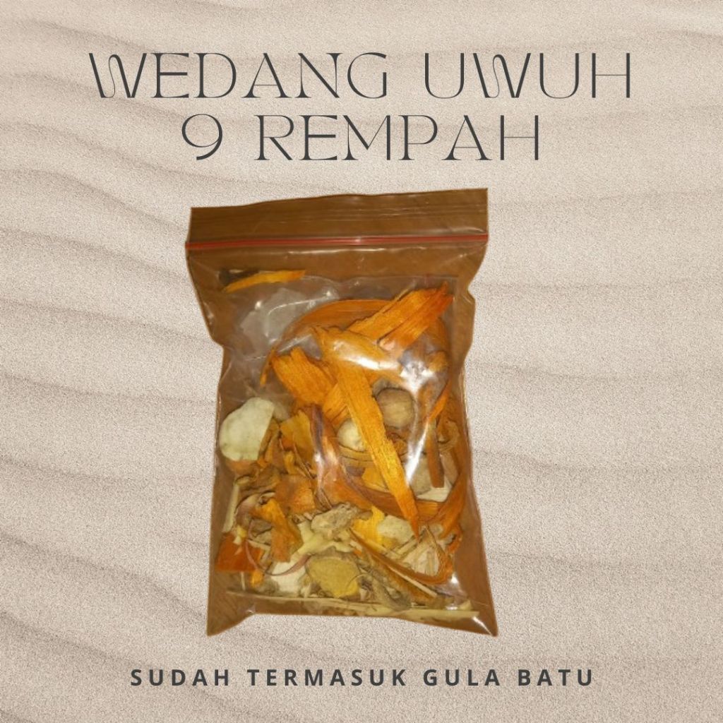 

WEDANG UWUH 9 REMPAH + GULA BATU UNTUK KESEHATAN