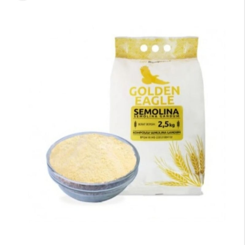 

Tepung semolina golden eagle 2,5