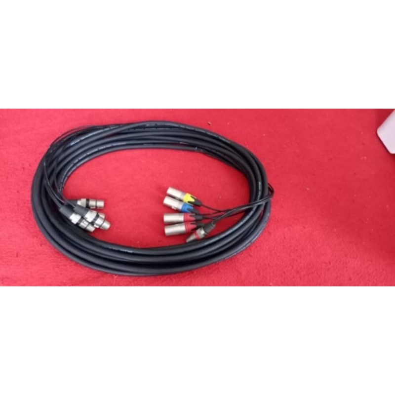 kabel snake spl audio original isi 4 panjang 10 meter