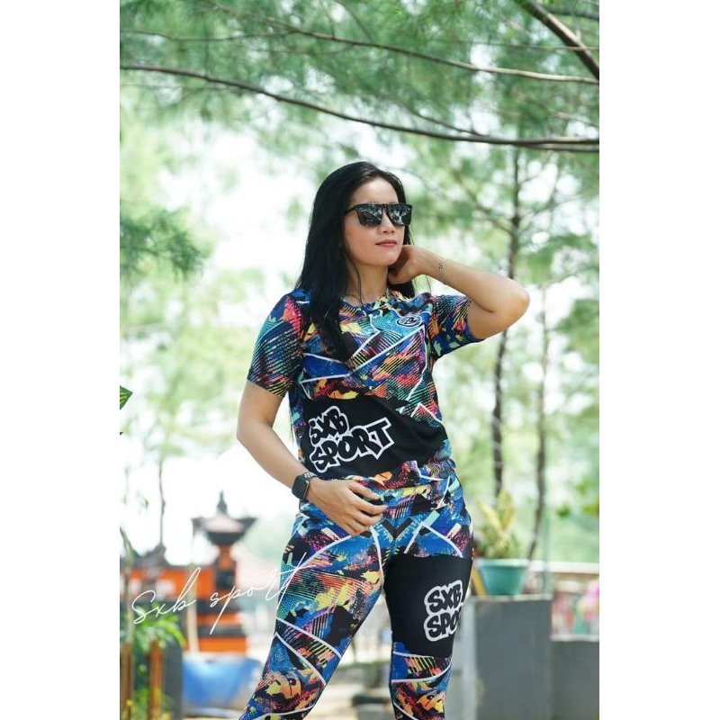 BAJU SENAM , STELAN AEROBIC SXB SPORT AMIGO