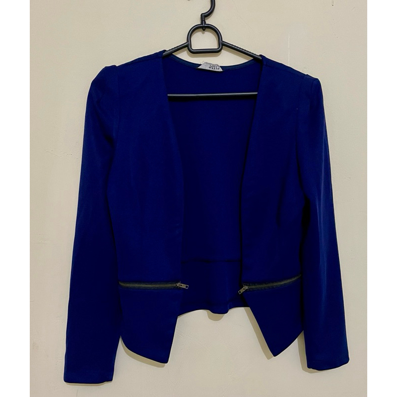 preloved blazer ungu tua