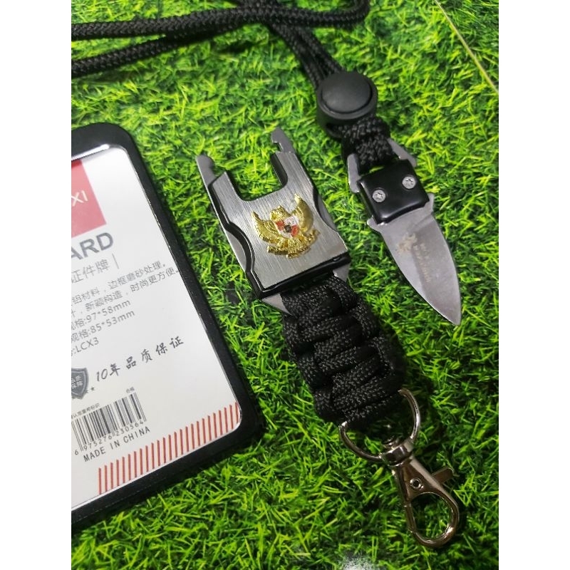 

tali gantungan lanyard id card holder logo garuda timbul