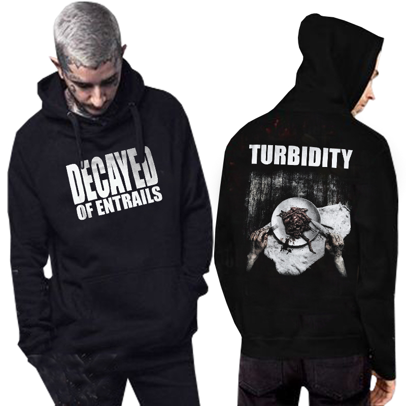Jumper Hoodie TURBIDITY - DECAYED Hoodie Cotton Fleece