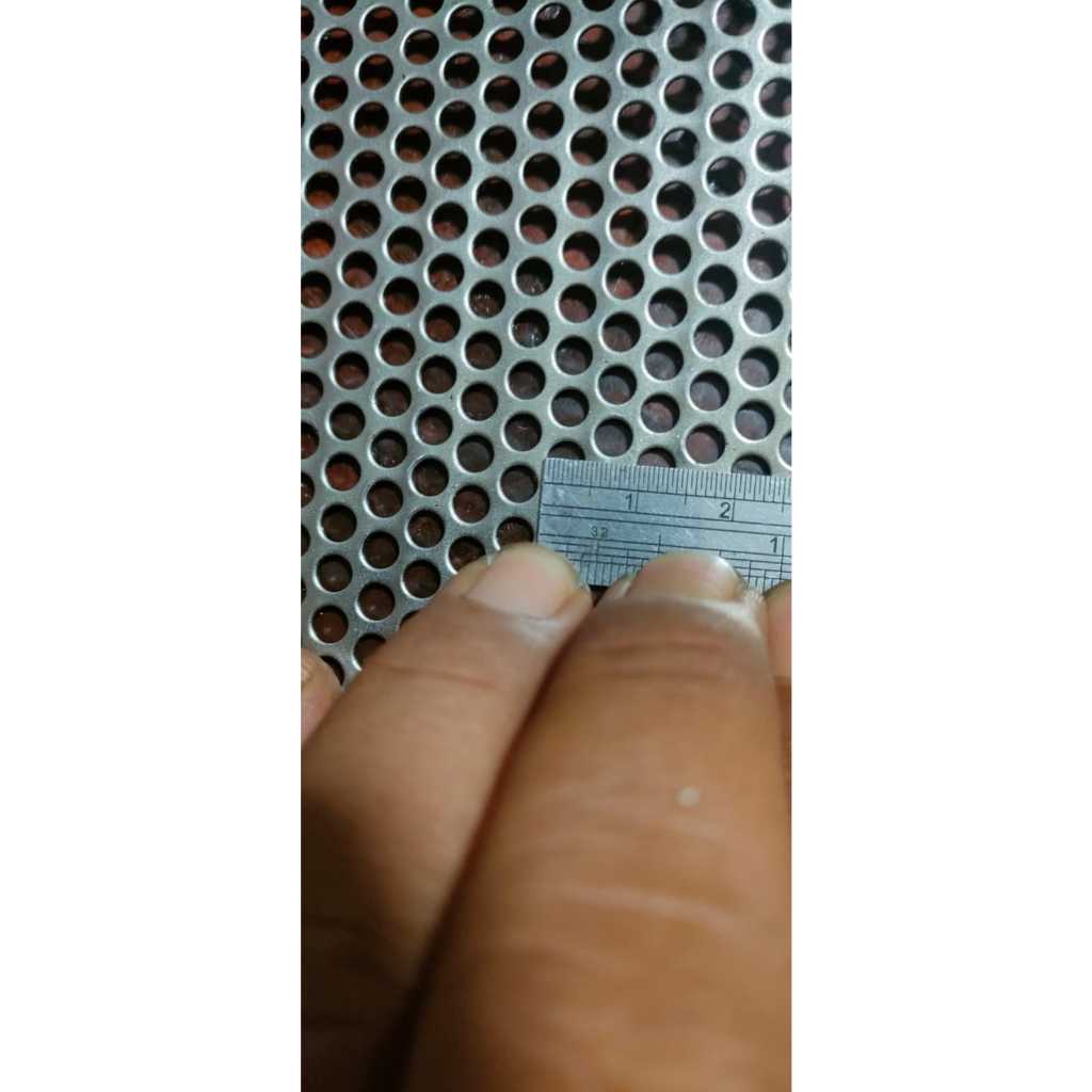 60X40 Cm Plat Besi Lubang 2 Mm , 3 Mm ,4 Mm , 5 Mm , 6 Mm , 7 Mm , 8 Mm , 9 Mm , 10 Mm , 12 Mm Tebal