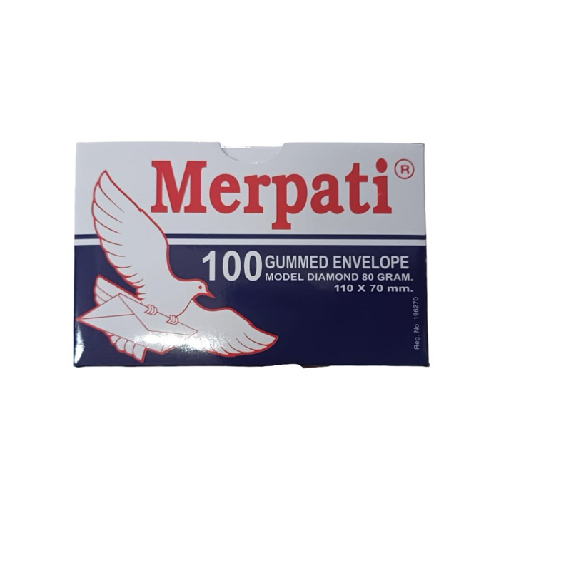 

AMPLOP MERPATI 110x70mm 100 lembar