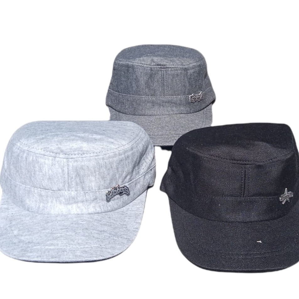 Borong Stock  Topi Komando  Topi komando kaos Distro Pin label logo rundom