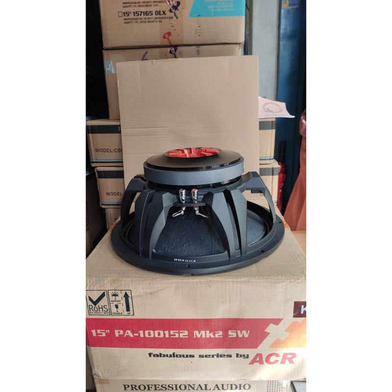 Speaker ACR fabulous 100152 SW subwoofer 15inch 15in 15inci original daun coating