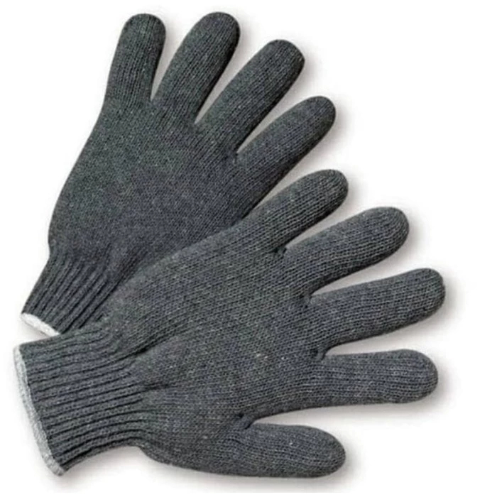 Sarung Tangan Rajut Benang 3 Sarung Tangan abu abu peralatan berkebun