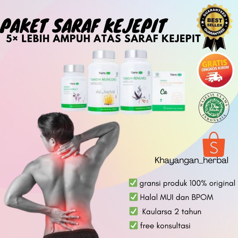 Obat Tiens Untuk Saraf Kejepit / Paket Produk Tiens Saraf kejepit Suplemen Kesehetan Untuk Saraf Kej