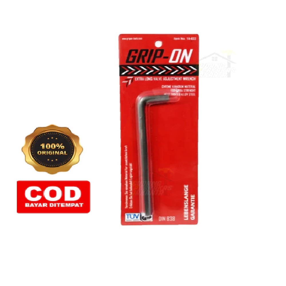 KUNCI STEL KLEP /KUNCI L KLEP/ Grip- On Kunci L Stelan klep kunci stel klep ORIGIANAL 100%
