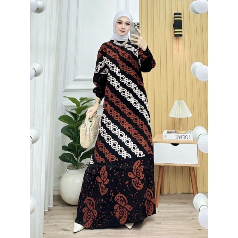 Gamis Cap Pekalongan - Viral // Batik Pekalongan