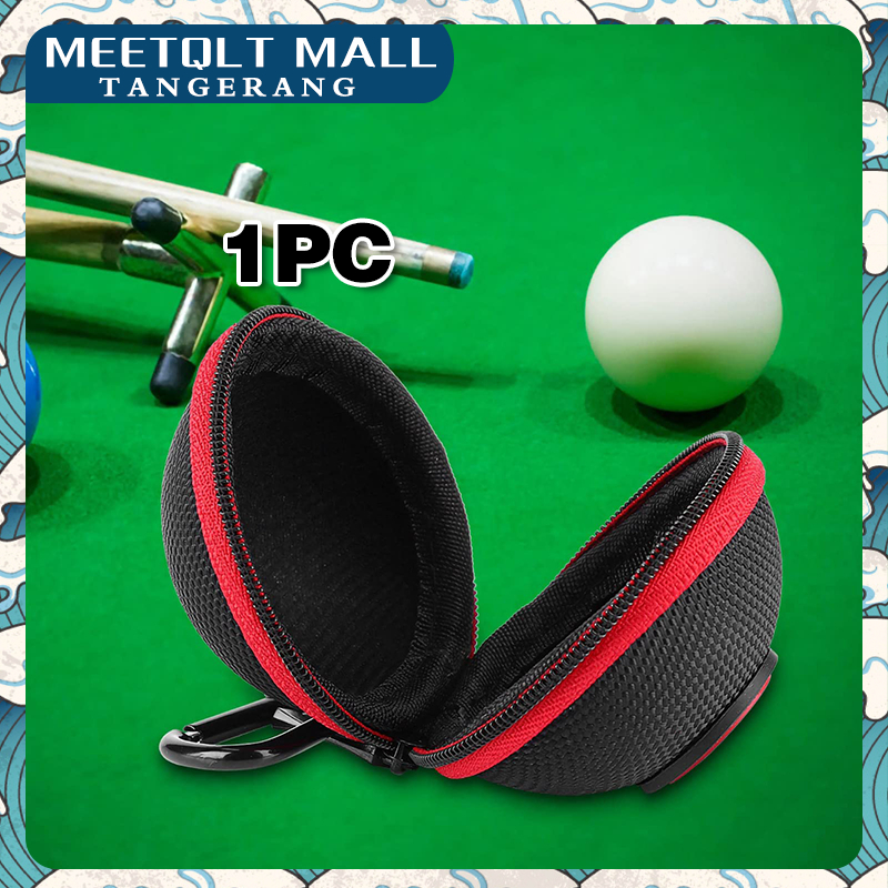 Tas Bola Billiard-Tas Bola Isyarat Snooker-Ball Case Putih-Billiard Ball Bag 8 Ball