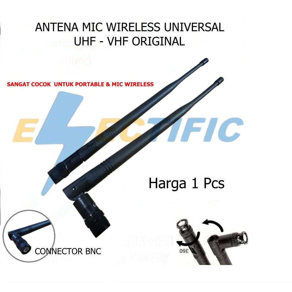 ANTENA MIC WIRELESS UHF - VHF UNIVERSAL MHZ FREQUENCY ANTENA MICROPHONE WIRELESS UHF VHF ORIGINAL HI