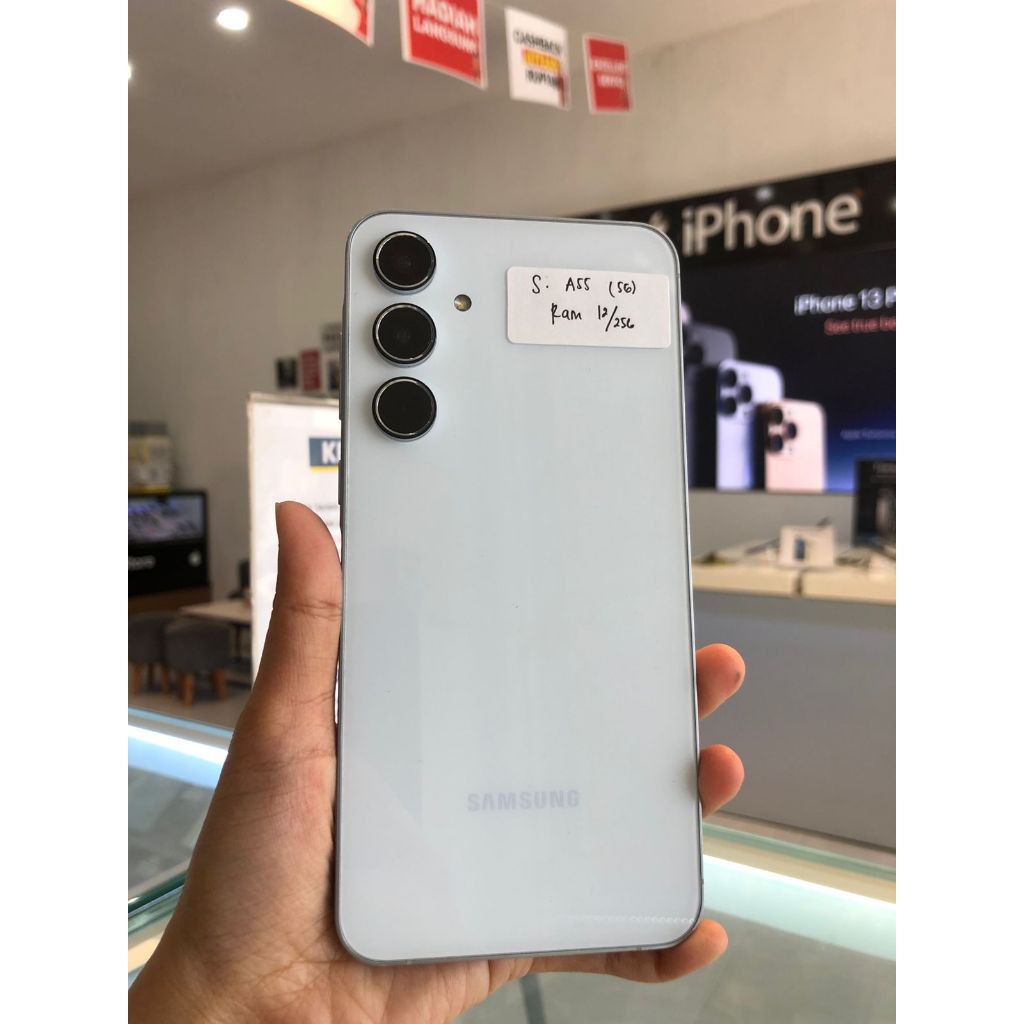 Samsung A55 5G 8/256 Fullset - Hp Bekas