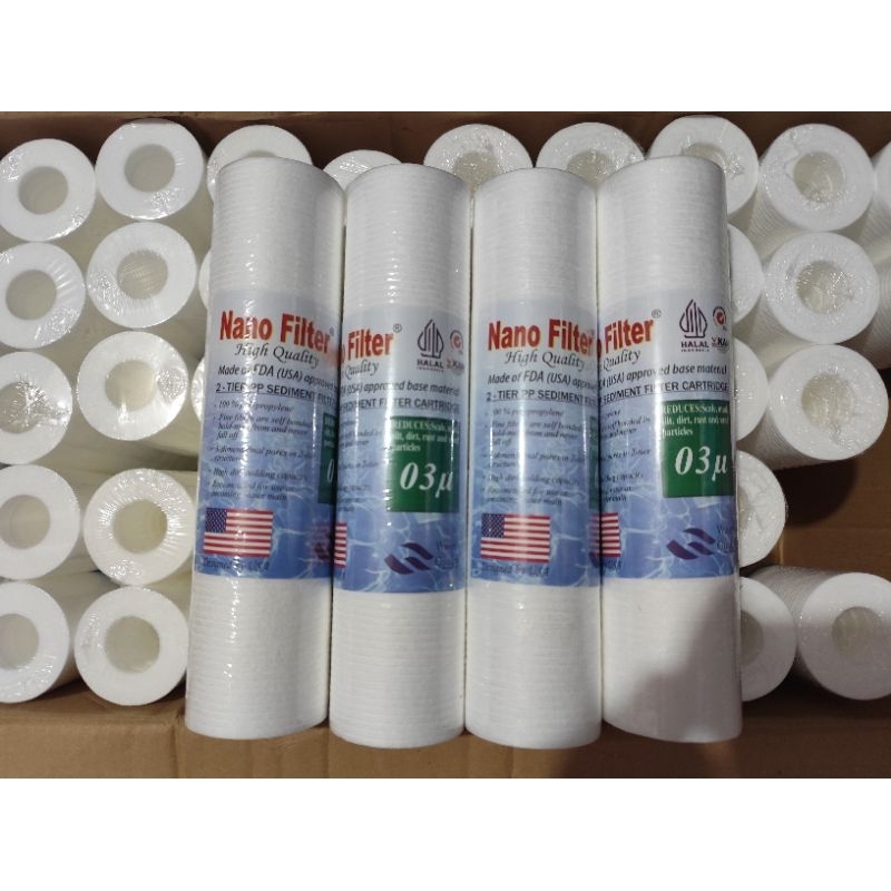 Nano Filter RO 10"/Sediment Filter/Spon Filter 03 micron
