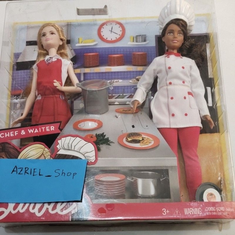 barbie chef and waiters