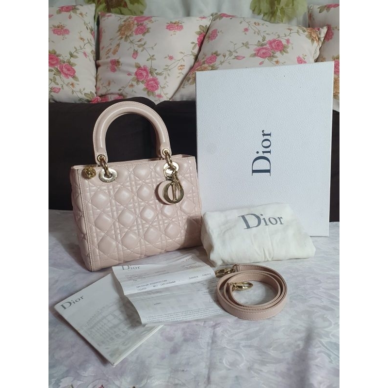 PRELOVED CHRISTIAN DIOR BABY DIOR MEDIUM PINK