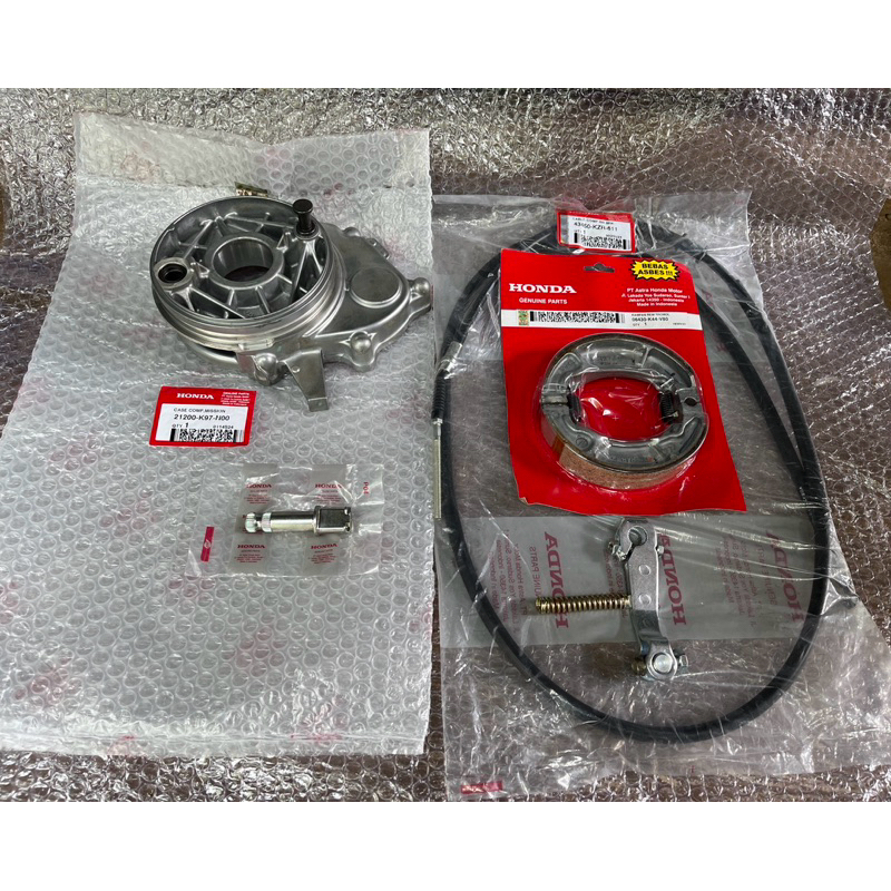 PAKET LENGKAP Krengkes downgrade PCX 150 lokal rubahan dari rem cakram ke rem tromol