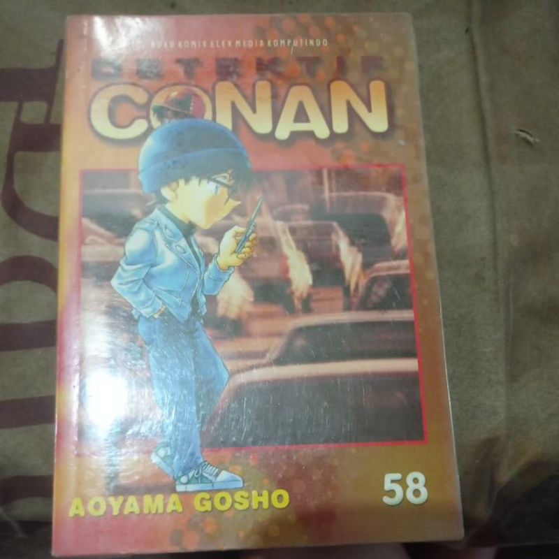 buku komik bekas - Detective Conan 58 Cover Warna
