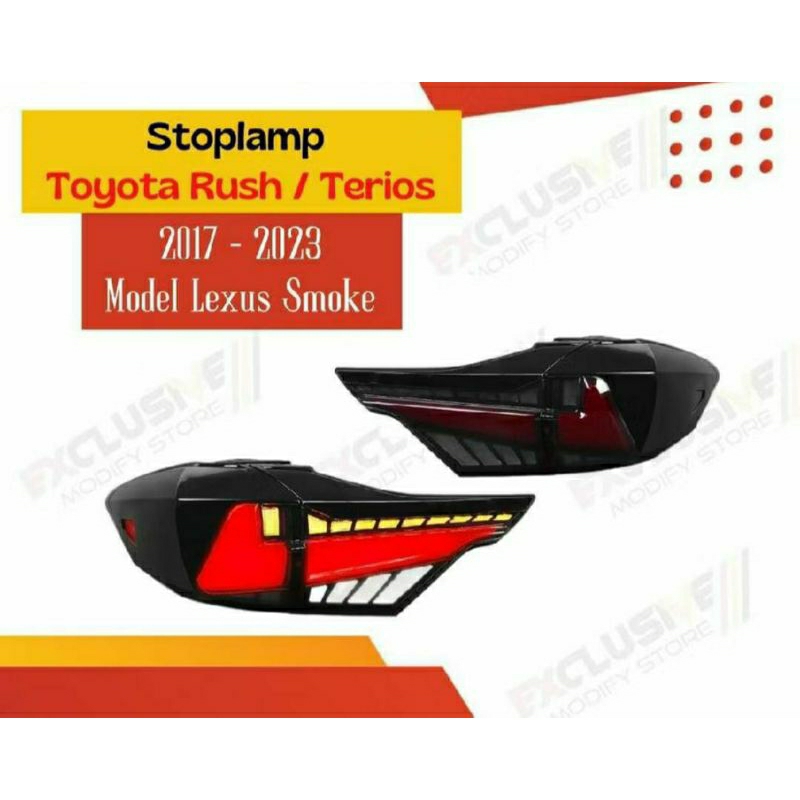 Stoplamp Smoke All New Rush TERIOS model Lexus