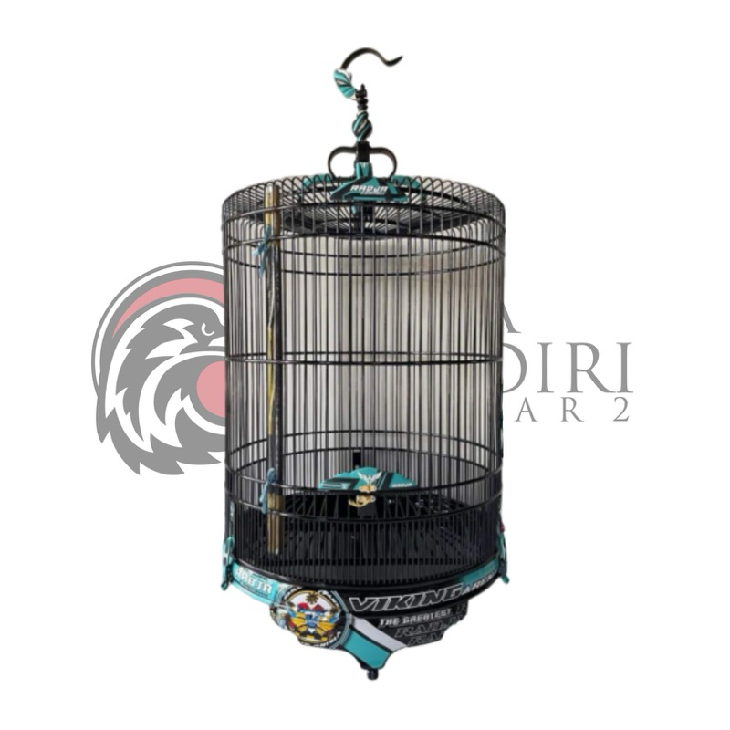 Sangkar Kandang Burung Murai No 2 Radja Decal PVC Viking Tosca Terbaru Original Asli