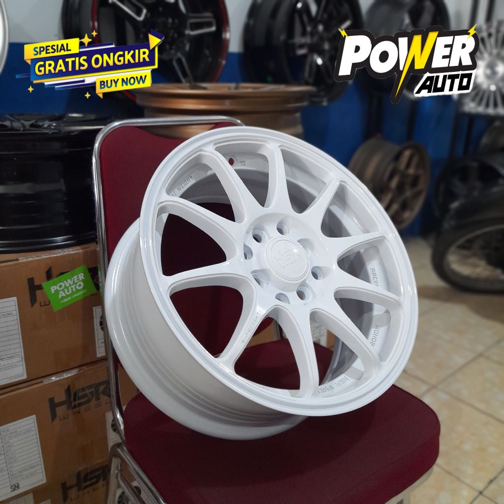 Pelek Mobil hsr indy ring 15 baut 8 velg Agya Livina Avanza