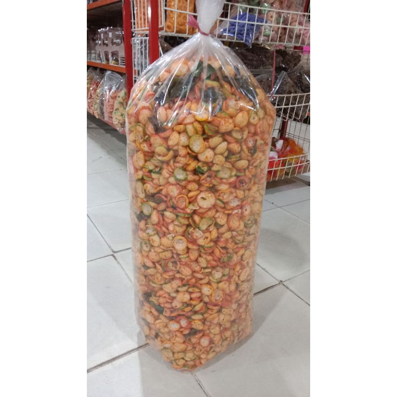 

Krupuk pedas seblak Daun Jeruk bal an 3kg