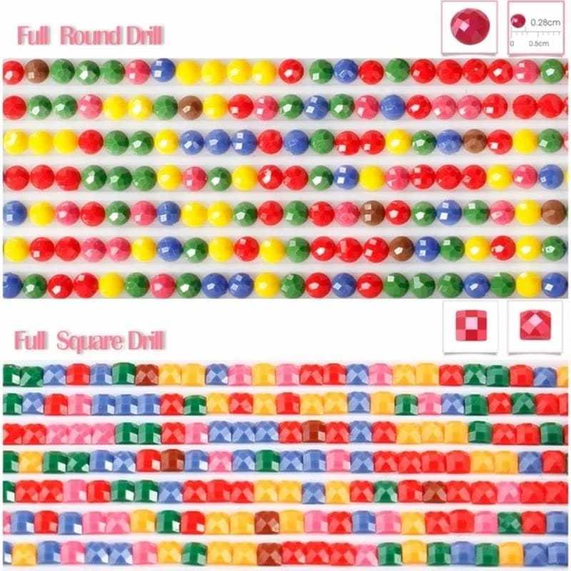 

RB Acrylic Diamond 5D Set Full Drill Set Popular DIY diamond painting DIY 35x35xm Diamond 30x40cm