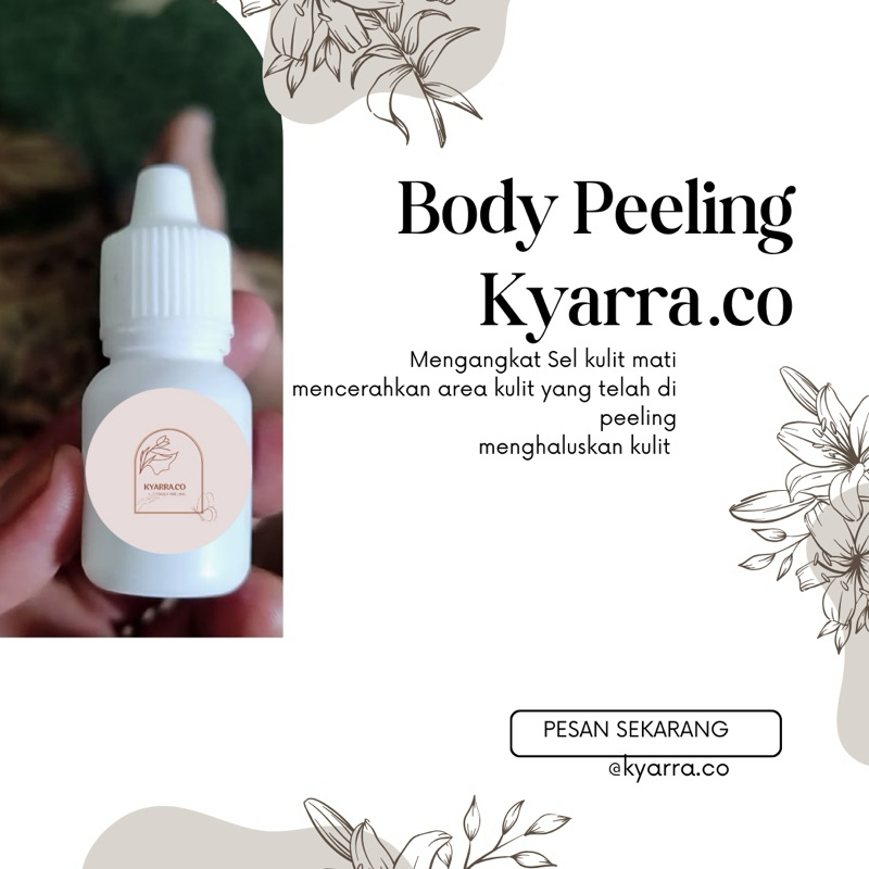 Peeling tubuh untuk mengelupaskan kulit mati