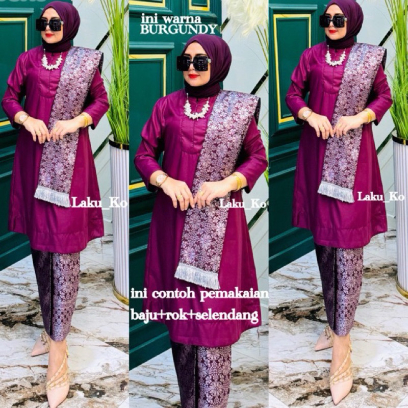 Atasan Tunik Toyobo Malaysia/ Tunik batu payet /Atasan Tunik/ Tunik Ima Toyobo Seragaman / Tunik Toy