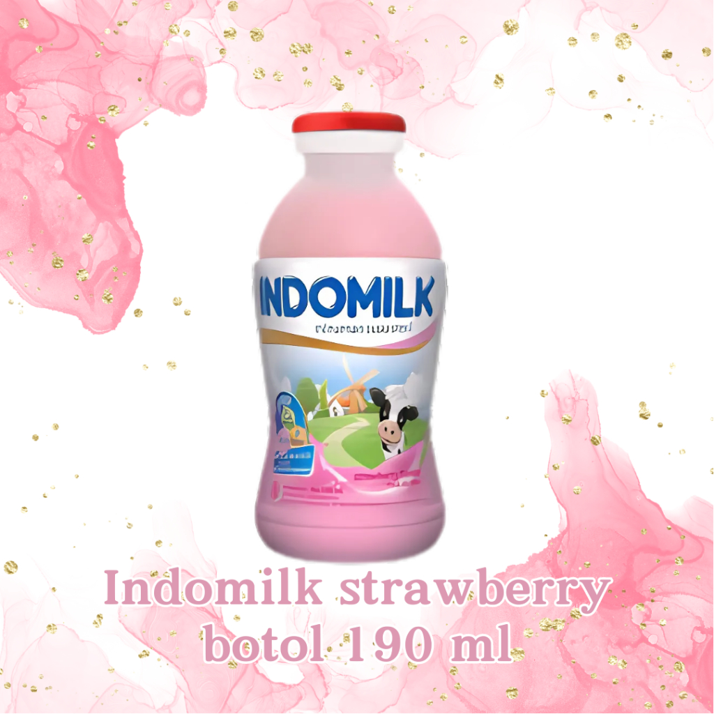 

Indomilk botol rasa strawberry 190 ml