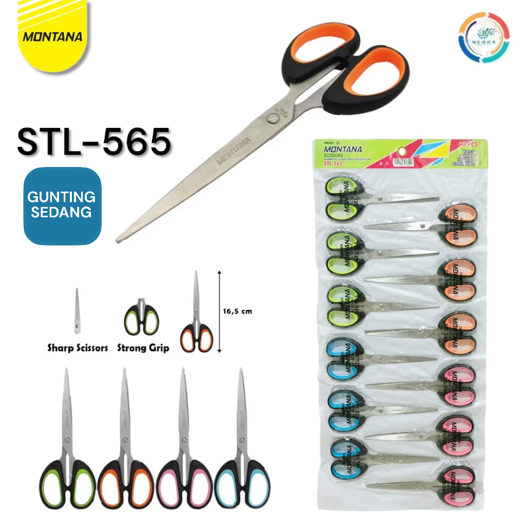 

Montana Scissors / Gunting Montana STL-565 | @ 1Pcs