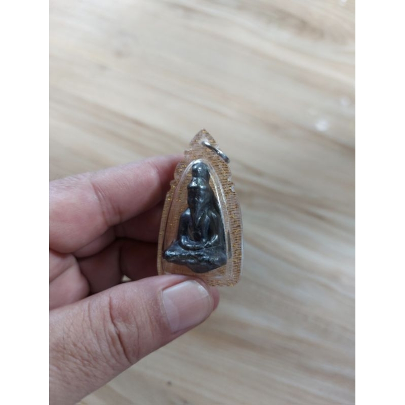 Phra Lersi Hermit LEKLAI Kod Phee Natural Lp Somporn Blessed Thai Pendat