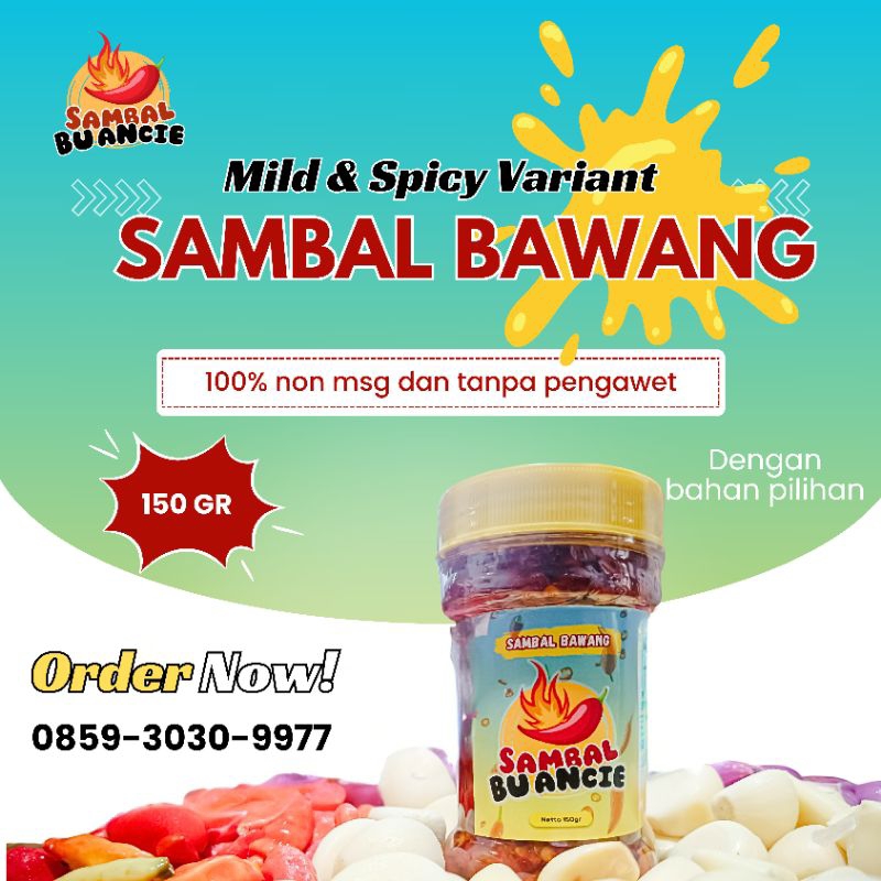 

Sambal Bawang Spicy 150 Gram