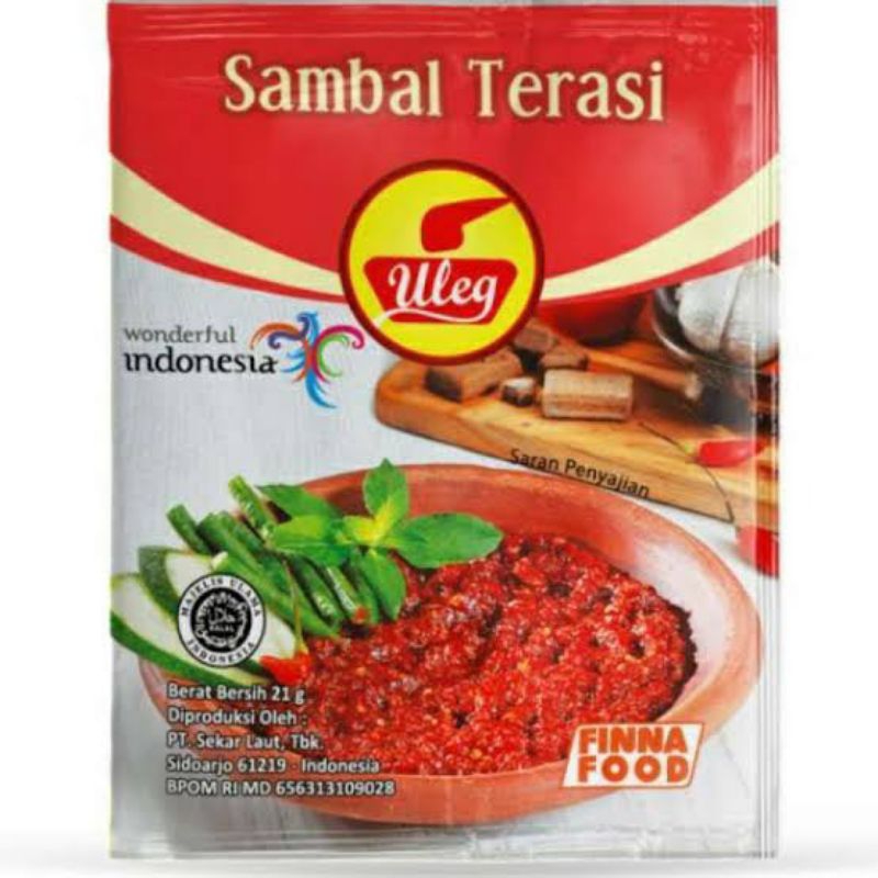 

Sambel uleg finna terasi renteng isi 10