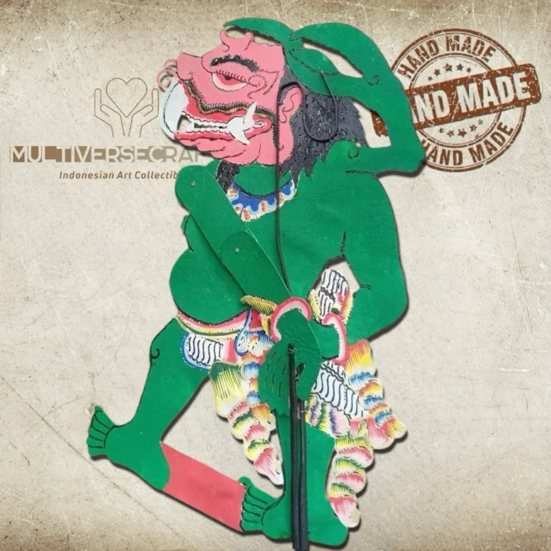 Wayang Alusan Kulit Sapi Asli YUYU RUMPUNG Standar Dalang 60 cm