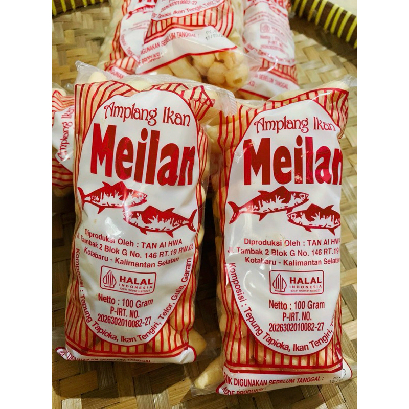 Lupiskeju Amplang Ikan Meilan Asli Kalimantan Selatan
