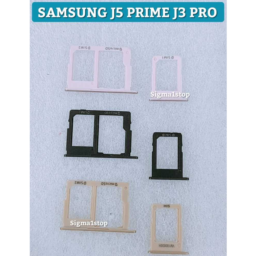 SAMSUNG J5 PRIME J3 PRO SIM TRAY SLOT SIM CRAD TEMPAT KARTU SIM LOCK